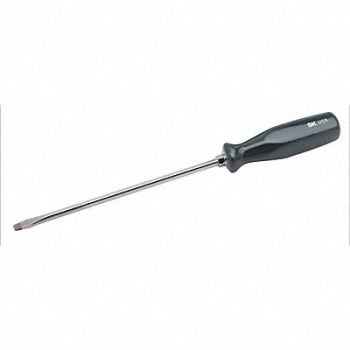 SK PROFESSIONAL TOOLS Screwdriver Slotted 1/4x8 Round w/Hex, 12C503