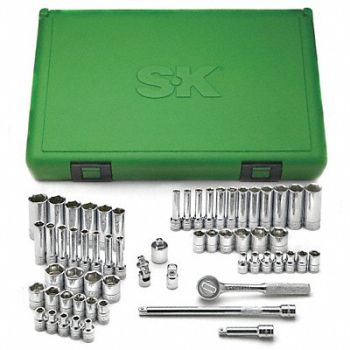SK PROFESSIONAL TOOLS Skt Wrch St Chrm 6Pt 1/8 - 5/8 in, 12D202