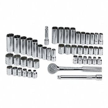 SK PROFESSIONAL TOOLS Skt Wrch St Chrm 12Pt 1/4 - 7/8 in, 12D209