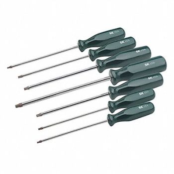 SK PROFESSIONAL TOOLS Screwdriver Set Torx(R) 7 Pc, 12D235