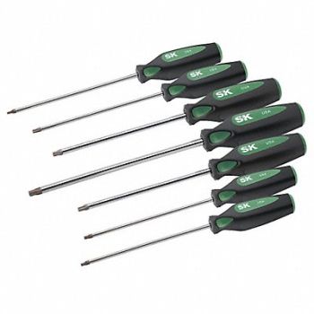 SK PROFESSIONAL TOOLS Screwdriver Set Torx(R) 7 Pc, 12D236