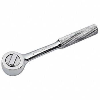 SK PROFESSIONAL TOOLS Hand Ratchet 4 1/2 in Chrome 1/4 in, 12D242