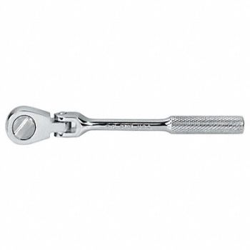 SK PROFESSIONAL TOOLS Hand Ratchet 6 1/4 in Chrome 1/4 in, 12D244
