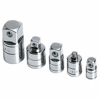 SK PROFESSIONAL TOOLS Socket Adaptr Set 1/4 3/8 1/2 3/4 Sq, 12D255