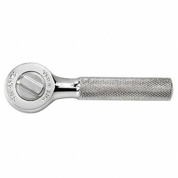 SK PROFESSIONAL TOOLS Hand Ratchet 4 3/4 in Chrome 3/8 in, 12D264