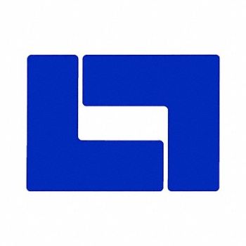 BRADY G5697 Floor Tape Blue 3 inx8 in L PK20, 12D508