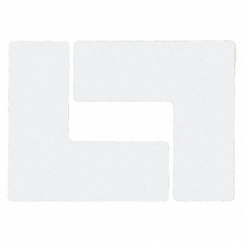 BRADY G5697 Floor Tape White 3 inx8 in L PK20, 12D511
