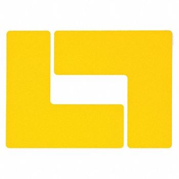 BRADY G5697 Floor Tape Yellow 3 inx8 in L PK20, 12D512