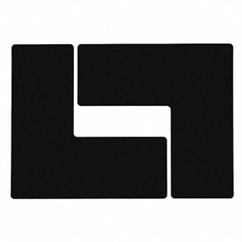 BRADY G5698 Floor Tape Black 4 inx10 in L PK20, 12D513