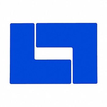 BRADY G5698 Floor Tape Blue 4 inx10 in L PK20, 12D514