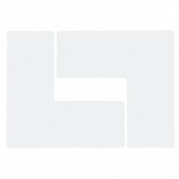 BRADY G5698 Floor Tape White 4 inx10 in L PK20, 12D517