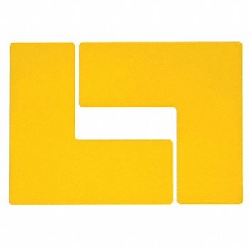 BRADY G5698 Floor Tape Yellow 4 inx10 in L PK20, 12D518