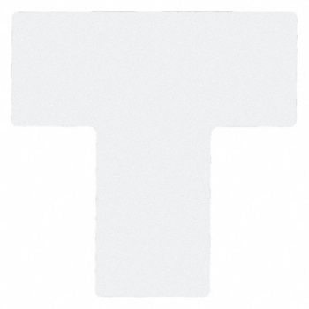 BRADY Floor Tape White 4 inx10 in T PK20, 12D535