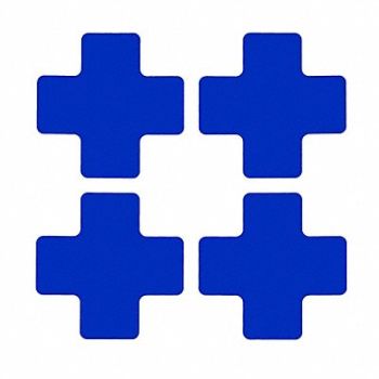 BRADY G5702 Floor Tape Blue 2 inx5 in Cross PK20, 12D538