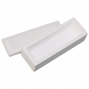 POLAR TECH Lab Tube Mailer White PK50, 12F267