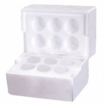 POLAR TECH Laboratory Mailer White PK43, 12F280