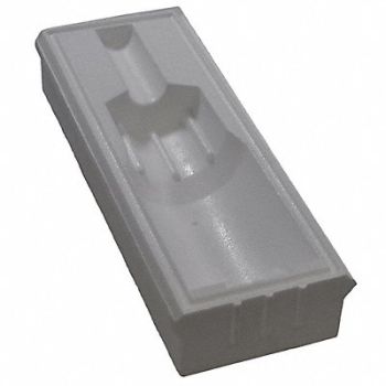 POLAR TECH Foam Insert Single Wine Bottle White, 12F351