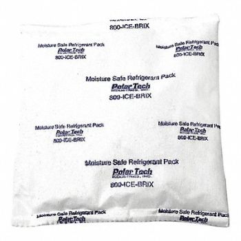 POLAR TECH Cold Pack 8 lb 8 L 8 W PK4, 12F371