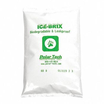 POLAR TECH Cold Pack 9 lb 6 L 4 W PK18, 12F375