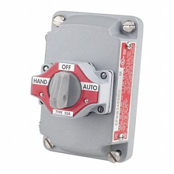 APPLETON ELECTRIC Selector Switch with Cover 3 Position, 12F527