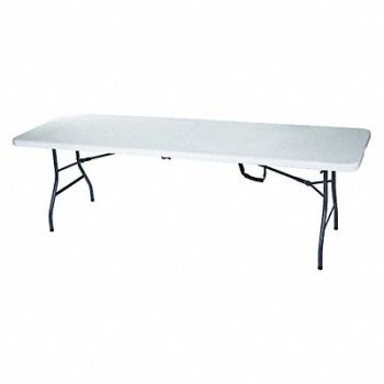 GRAINGER APPROVED Bifold Tbl Rectgl Polyethylene 96 L 29 W, 12F613