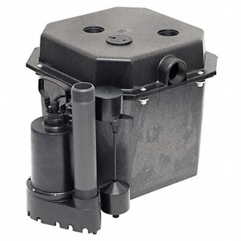 DAYTON Sink Drain Pump System Piggyback 1/2 HP, 12F740
