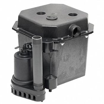 DAYTON Sink Drain Pump System Piggyback 1/2 HP, 12F741