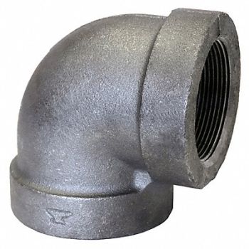ANVIL 90 Elbow Malleable Iron 4 in FNPT, 12G019