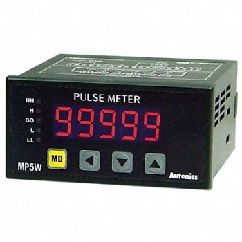 AUTONICS Tach / Speed / Pulse Meters 1/8 Din, 12G533