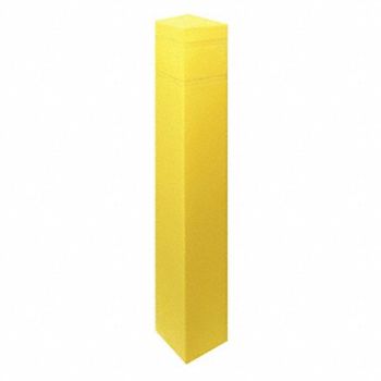 POST GUARD Post Sleeve 6-1/2x6-1/2 In 55In H Yellow, 12G951