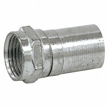 DOLPHIN COMPONENTS CORP Coupler Cable F-Type RG59 PK10, 12H893
