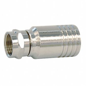 DOLPHIN COMPONENTS CORP Cable Coupler F-Type RG59 Coax PK10, 12H894