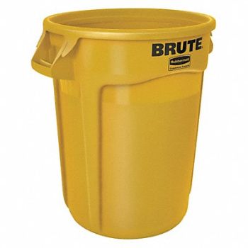 RUBBERMAID COMMERCIAL PRODUCTS J2223 Utility Container 32 gal Yellow, 35ZU69