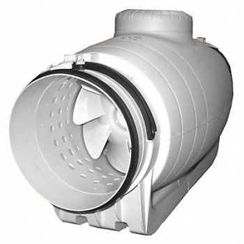 SOLER PALAU Plastic 10 D 10.4 H 22 W Inline Duct Fan, 12K676