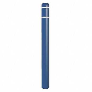 GRAINGER APPROVED Bollard Cover 4-1/2 In Dia 52 In H Blue, 12L077