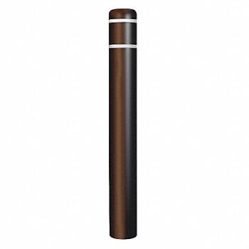 POST GUARD Bollard Cover 7 In Dia 60 In H Brown, 12L090
