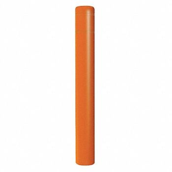 POST GUARD Bollard Cover 7 In Dia 60 In H Orange, 12L094