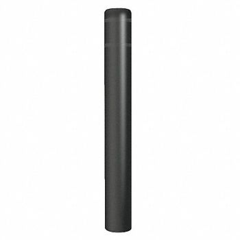POST GUARD Bollard Cover 7 In Dia 60 In H Black, 12L096