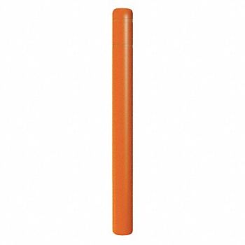 POST GUARD Post Sleeve 4-1/2 In Dia 52 In H Orange, 12L103