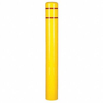 GRAINGER APPROVED Bollard Cover 8 Dia 72 H Yellow, 4GRE7