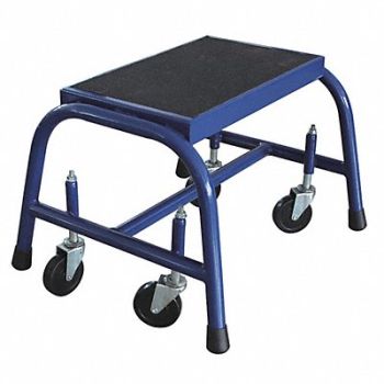 GRAINGER APPROVED Mobile Step Stand 13 In H 300 lb Steel, 12M638