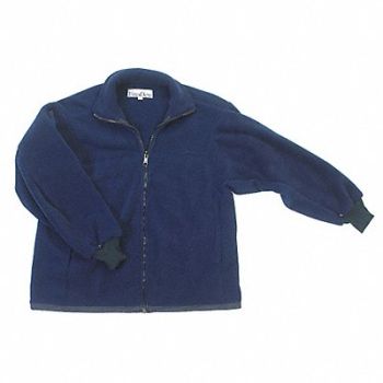 FIRE-DEX USAR Jacket Navy 2XL Fleece, 13A326