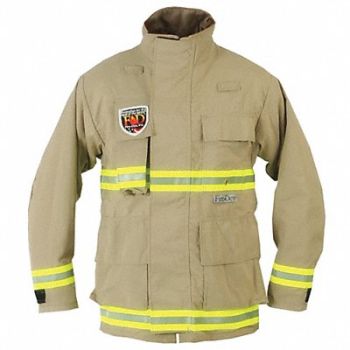 FIRE-DEX USAR Jacket Tan 2XL Nomex, 12M744