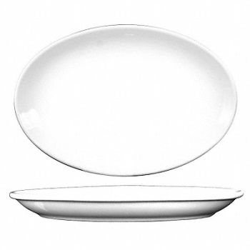 ITI Platter 15-1/2x11-3/4 European Wht PK6, 12N199