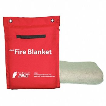 ZING Fire Blanket and Tote Synthetic Fiber, 12N816