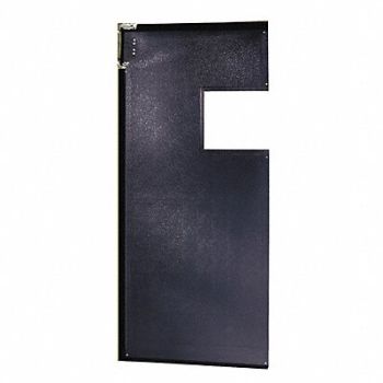 CHASE Swinging Door 8 x 3 ft Metallic Gray, 12P267