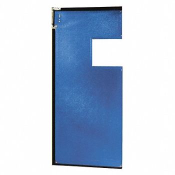 CHASE Swinging Door 8 x 3 ft Royal Blue PVC, 12P276