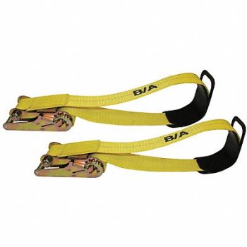 B/A PRODUCTS CO. Tie Down Strap Ratchet Poly 5 ft 3 PR, 12P440