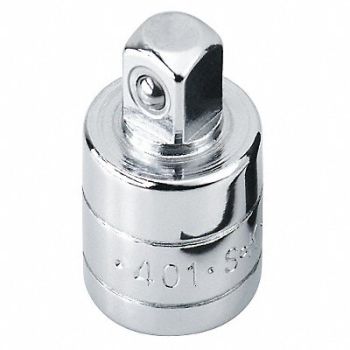 SK PROFESSIONAL TOOLS Skt Adptr Steel Chrome 3/8 in 1/4 in, 12P877