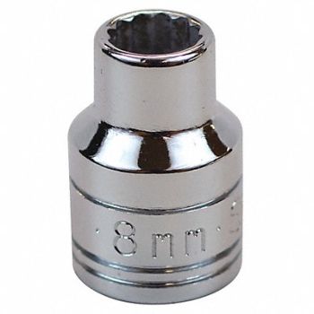 SK PROFESSIONAL TOOLS Socket Steel Chrome 7 mm, 12P882